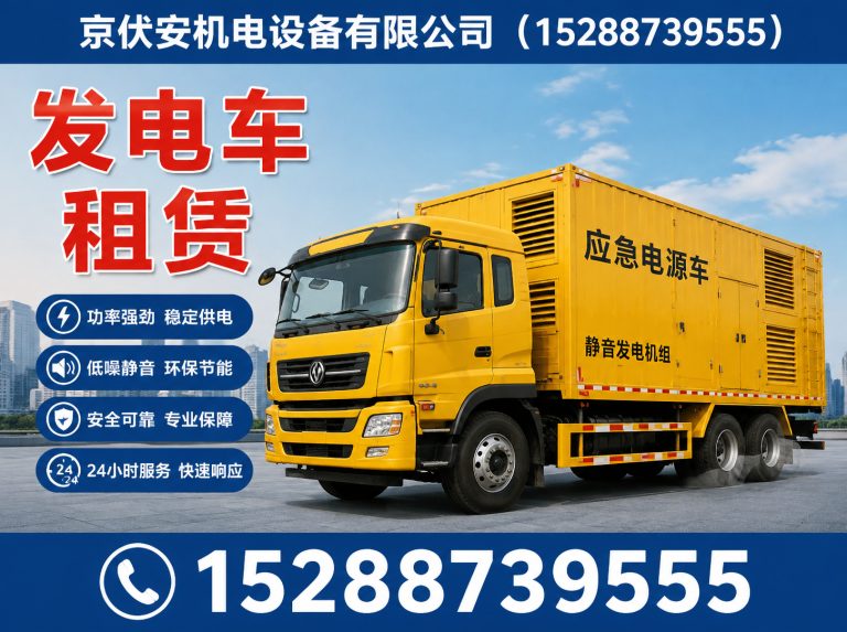 吕梁发电机租赁展示图